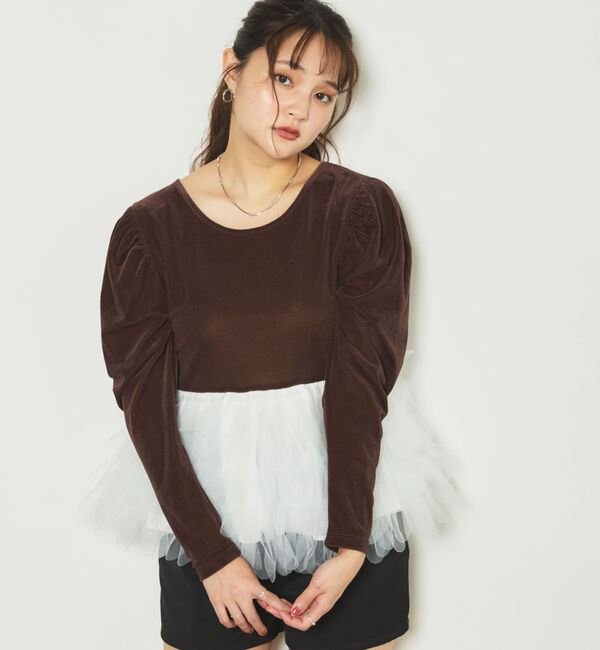 archives「ベロアチュールドッキングＴＯＰＳ」|Tシャツ・カットソー|