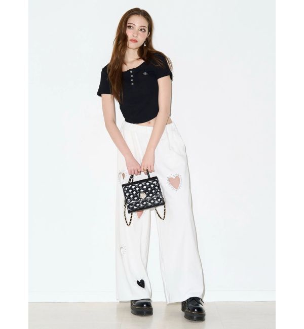 EVRIS「SUNNY MOTIF キルティングショルダーBAG」|ショルダー・メッセンジャー|