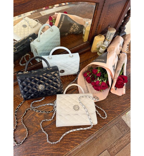 EVRIS「SUNNY MOTIF キルティングショルダーBAG」|ショルダー・メッセンジャー|