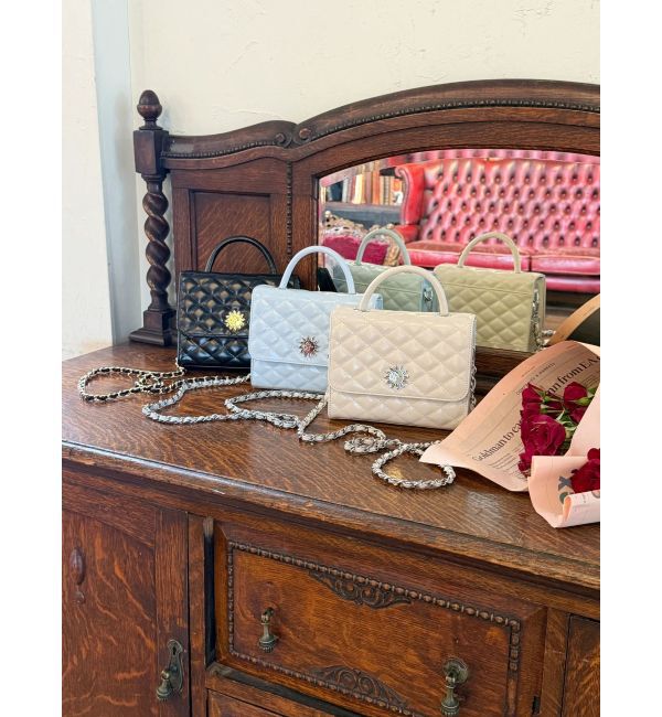 EVRIS「SUNNY MOTIF キルティングショルダーBAG」|ショルダー・メッセンジャー|