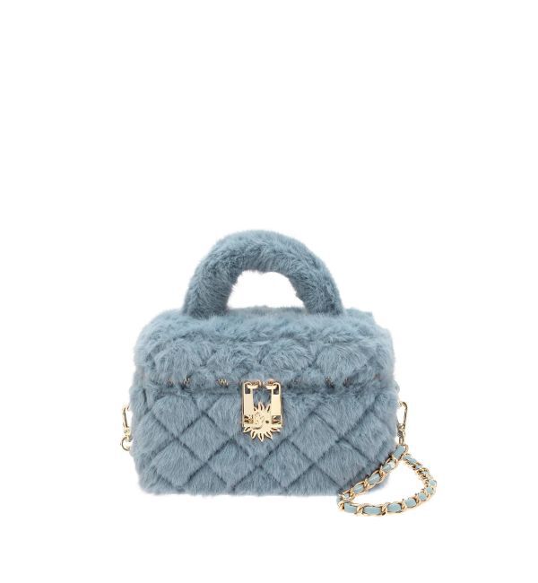 EVRIS「フェイクファーキルティングバニティ－BAG」|ショルダー・メッセンジャー|