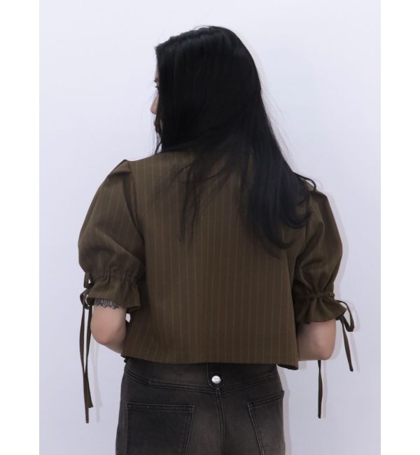 jouetie「【FRUITSZIPPER櫻井優衣】クロップドジャケット」|テーラードジャケット|