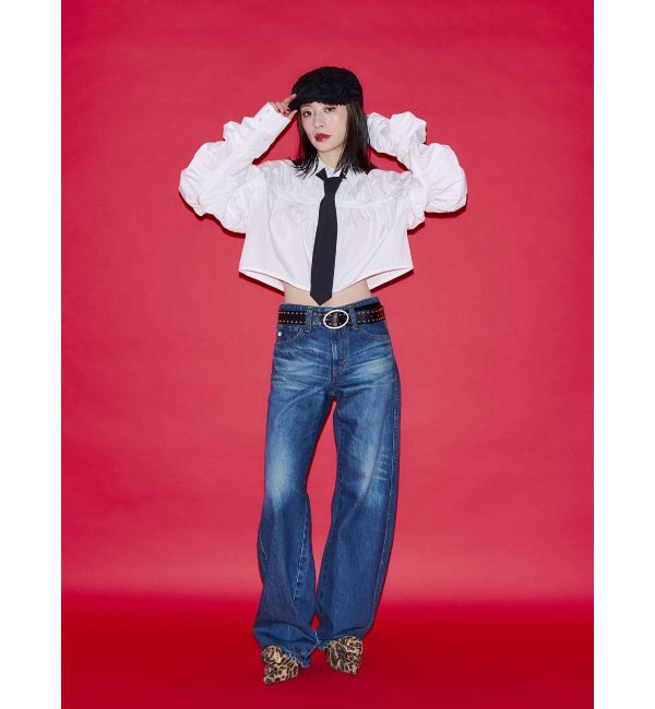 jouetie「【SOMETHING&times;PosTokyo】Straight Loose Denim」|デニム|