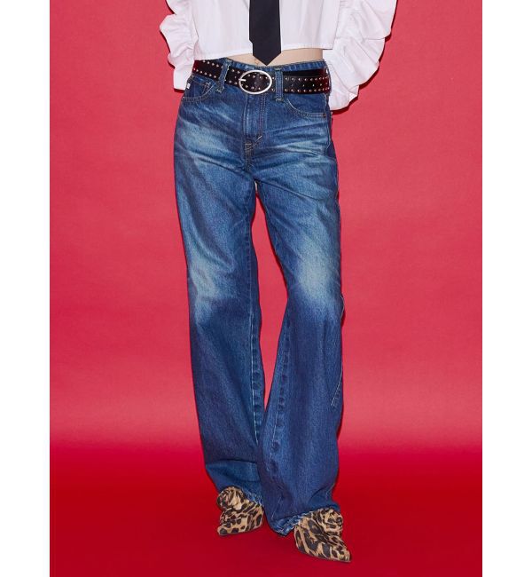 jouetie「【SOMETHING&times;PosTokyo】Straight Loose Denim」|デニム|ブルー
