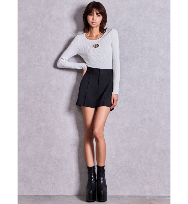 GYDA「GG bijou MOLD long sleeveニットトップス」|ニット・セーター|
