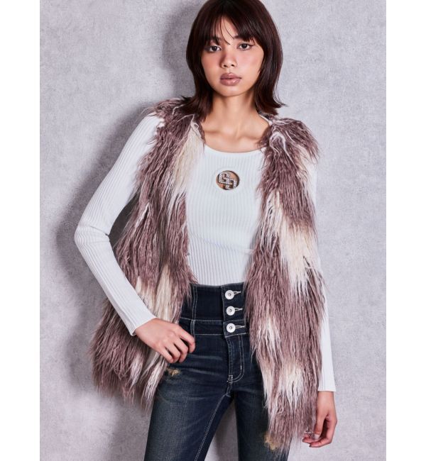 GYDA「GG bijou MOLD long sleeveニットトップス」|ニット・セーター|