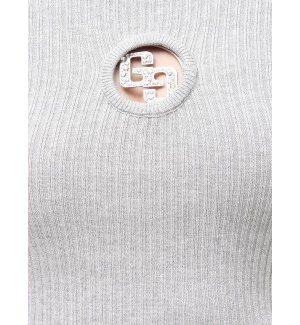 GYDA「GG bijou MOLD long sleeveニットトップス」|ニット・セーター|