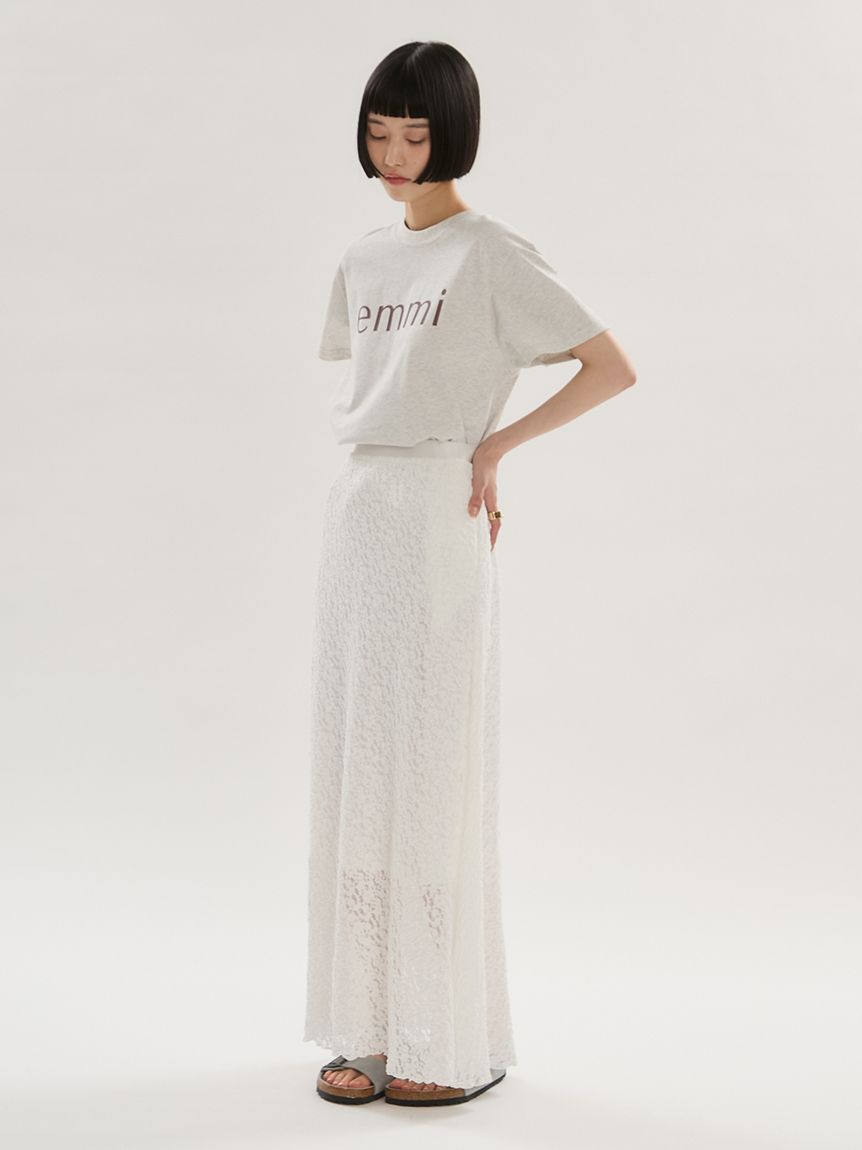emmi atelier「ベーシックemmiロゴTシャツ」|Tシャツ・カットソー|