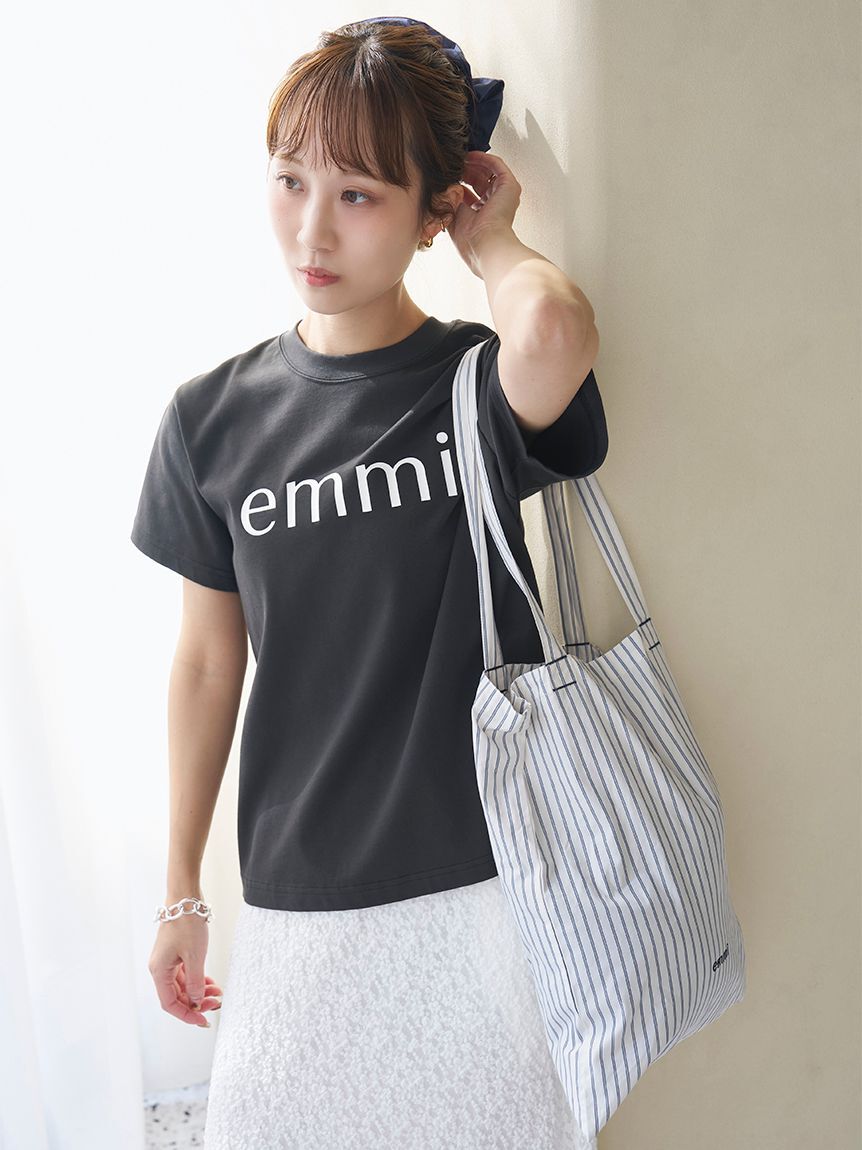 emmi atelier「ベーシックemmiロゴTシャツ」|Tシャツ・カットソー|
