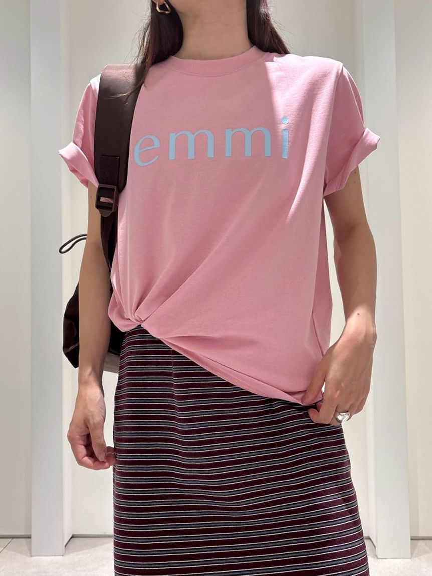 emmi atelier「ベーシックemmiロゴTシャツ」|Tシャツ・カットソー|