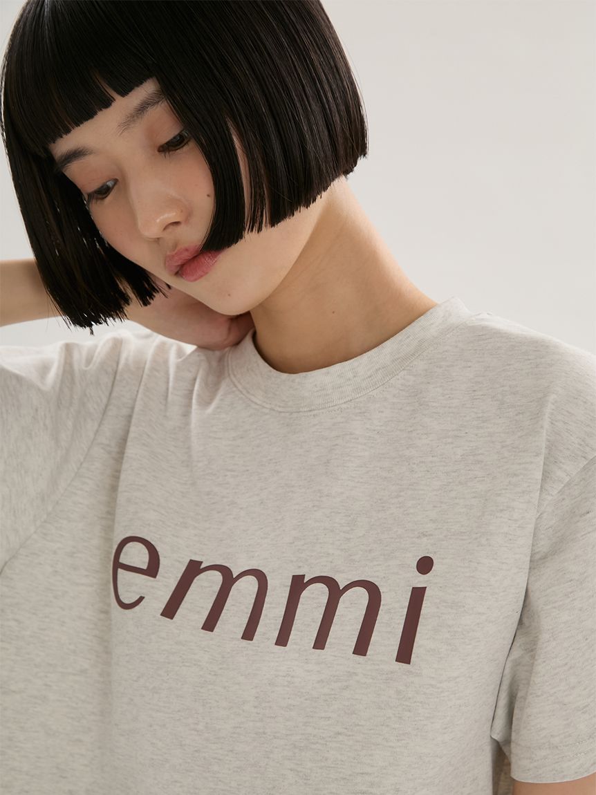 emmi atelier「ベーシックemmiロゴTシャツ」|Tシャツ・カットソー|