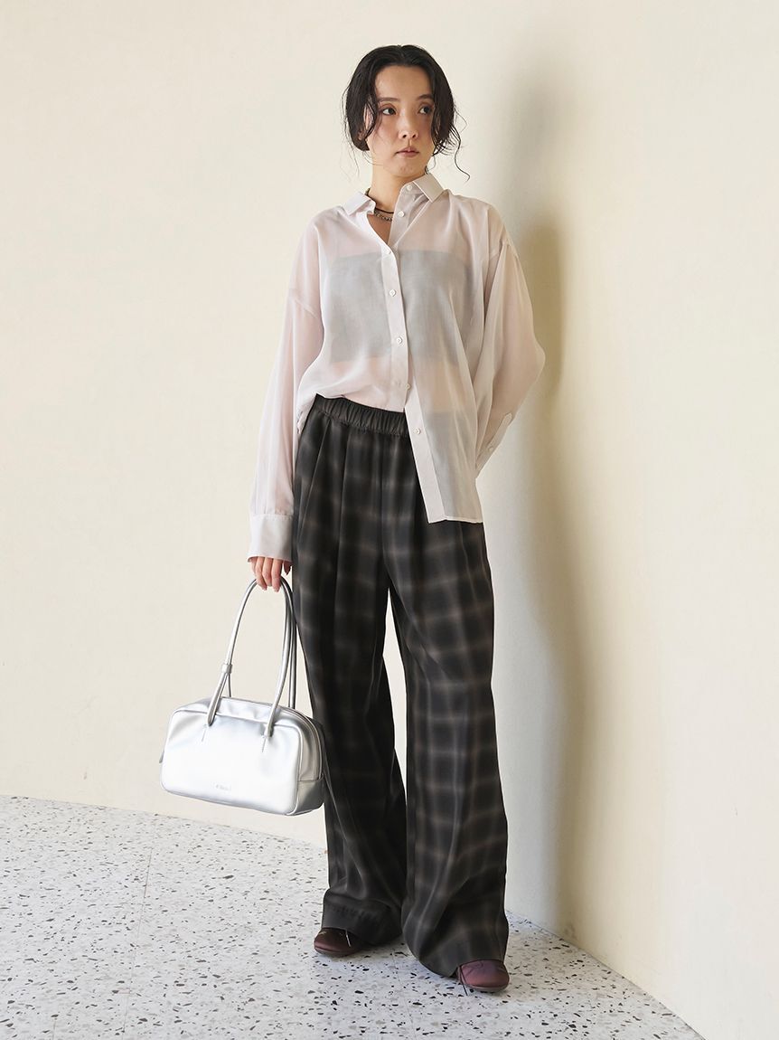 emmi atelier「シアーシャツ」|シャツ・ブラウス|