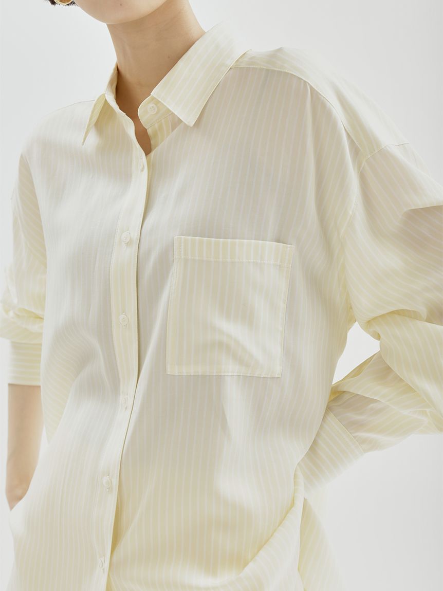 emmi atelier「【ONLINE限定カラーあり】ベーシックシャツ」|シャツ・ブラウス|