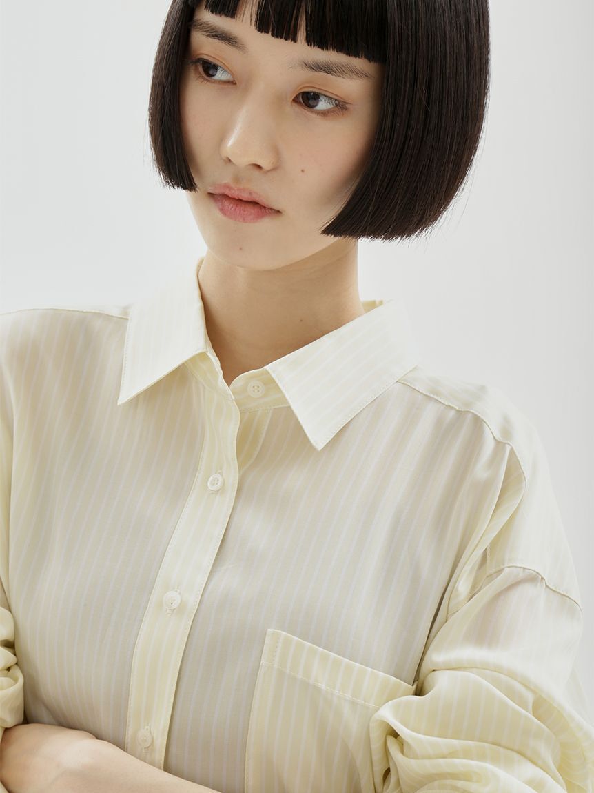 emmi atelier「【ONLINE限定カラーあり】ベーシックシャツ」|シャツ・ブラウス|