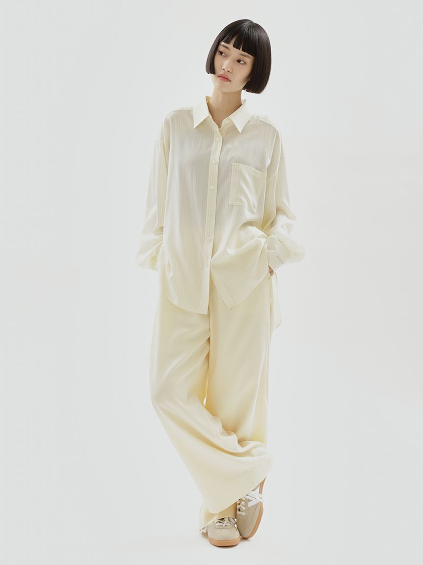 emmi atelier「【ONLINE限定カラーあり】ベーシックシャツ」|シャツ・ブラウス|