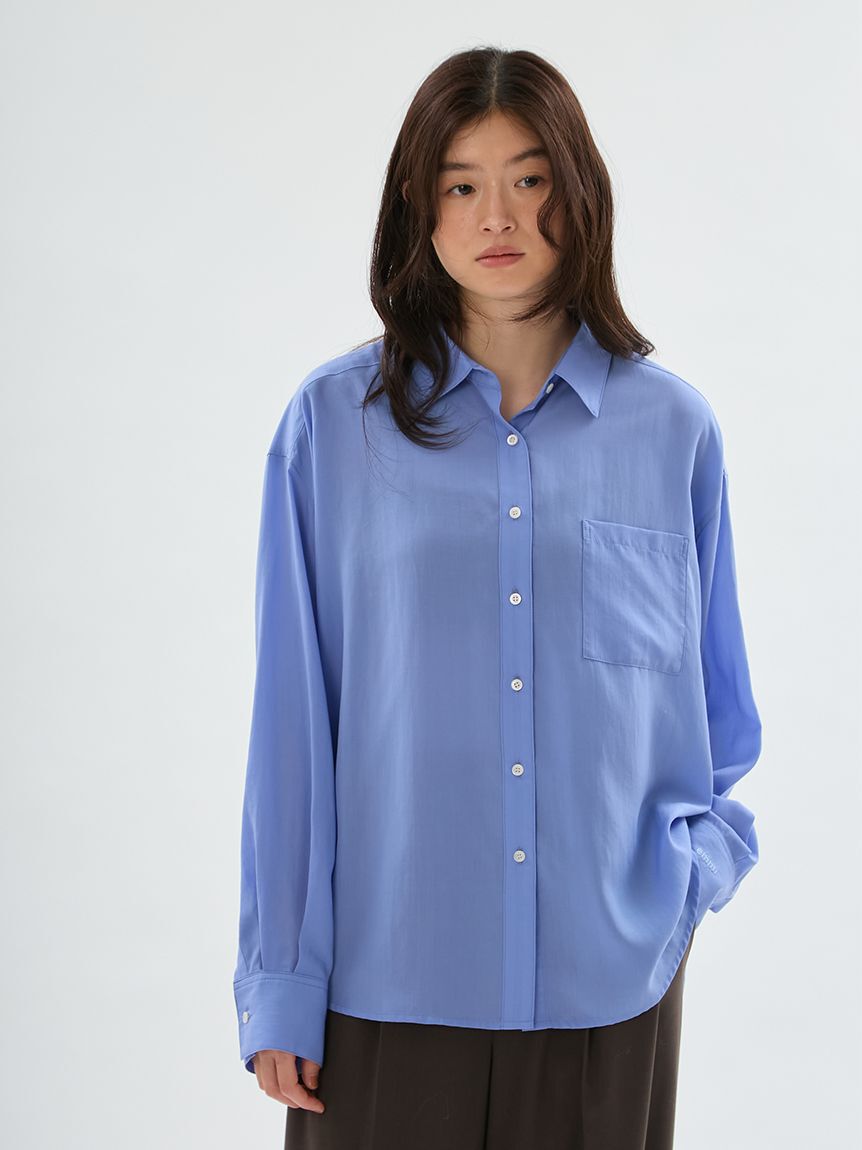 emmi atelier「【ONLINE限定カラーあり】ベーシックシャツ」|シャツ・ブラウス|