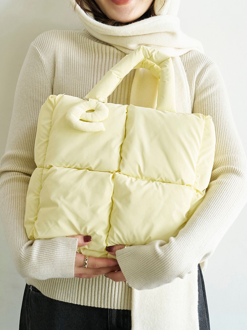 emmi atelier「ecoパデットビッグショルダーバッグ」|ショルダー・メッセンジャー|
