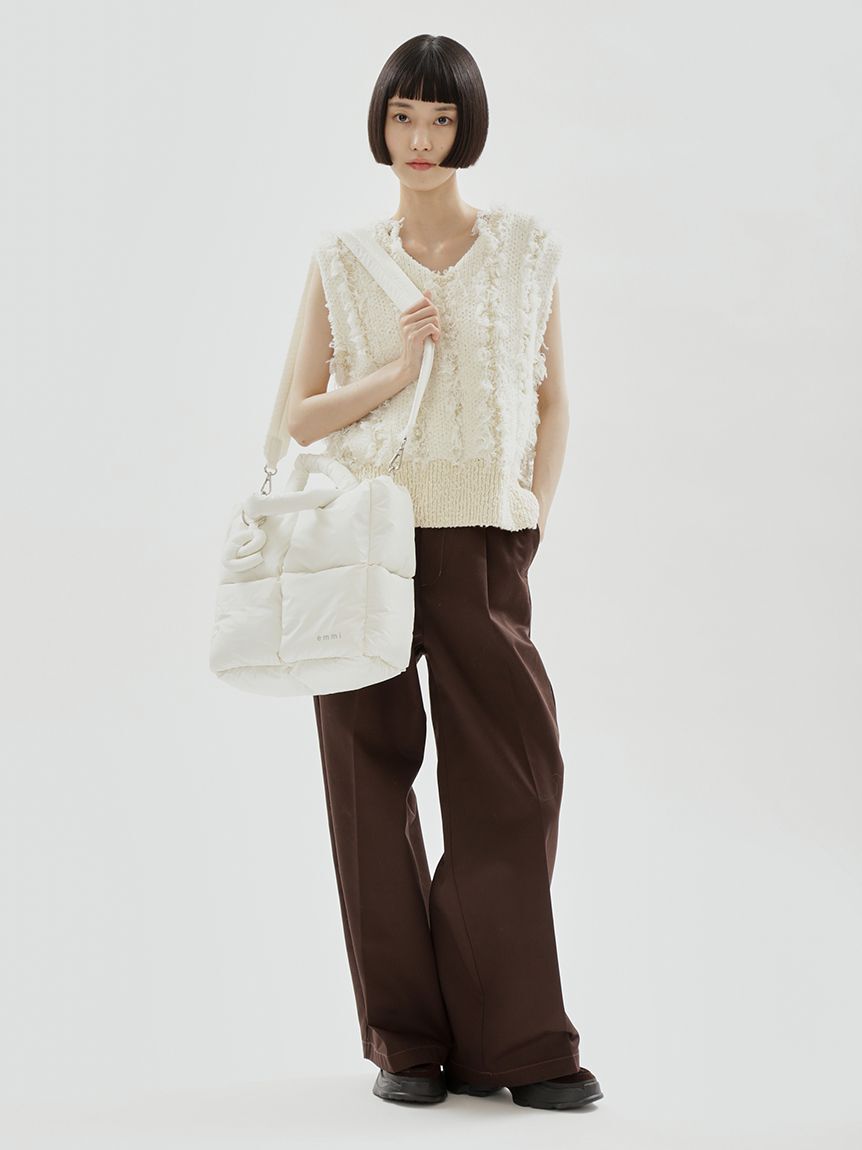 emmi atelier「ecoパデットビッグショルダーバッグ」|ショルダー・メッセンジャー|