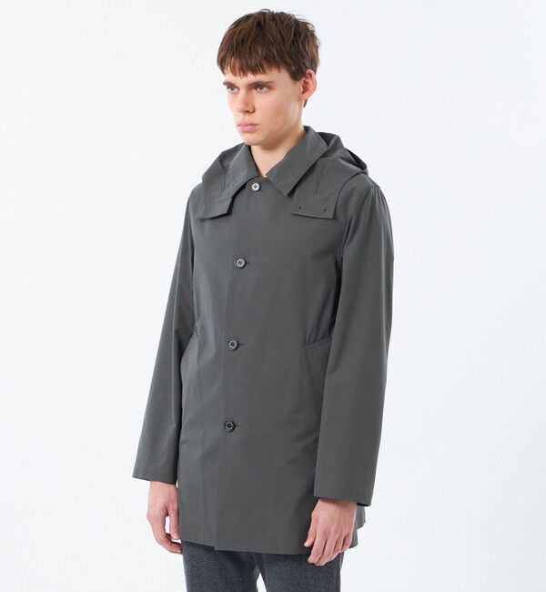 MACKINTOSH PHILOSOPHY「シャドーリップストップ  WELLINGTON(ウェリントン) BT HOOD SHORT」|ステンカラーコート|