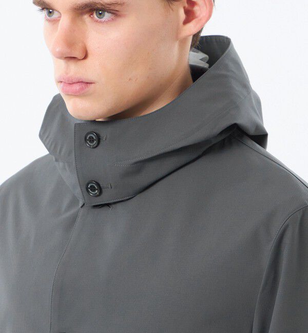 MACKINTOSH PHILOSOPHY「シャドーリップストップ  WELLINGTON(ウェリントン) BT HOOD SHORT」|ステンカラーコート|