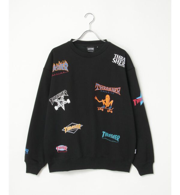 VENCE share style「THRASHER スラッシャー 総柄スウェット」|スウェット・ジャージ|