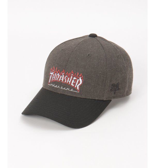 VENCE share style「THRASHER スラッシャー FIRE ベースボールキャップ」|その他|グレー