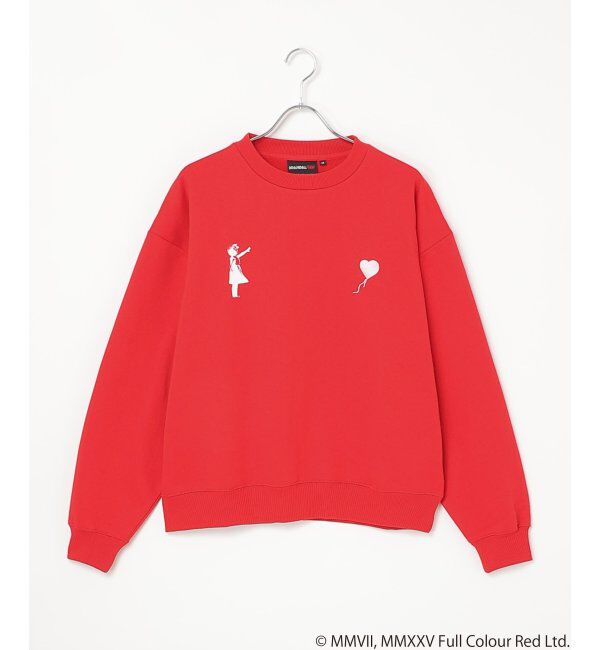 VENCE share style「Banksy バンクシー スウェットシャツ」|スウェット・ジャージ|レッド