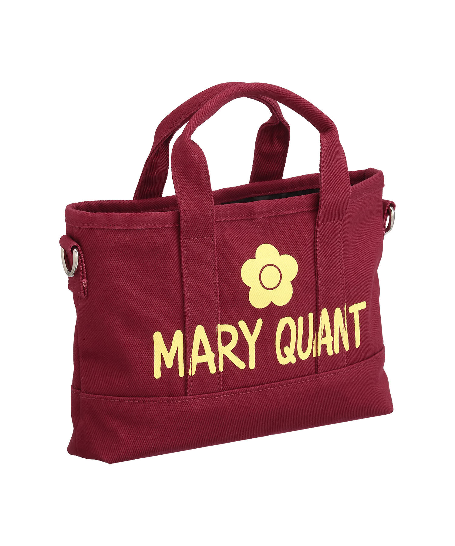 MARY QUANT「ペイントロゴキャンバス 2WAYミニトート」|ショルダー・メッセンジャー|