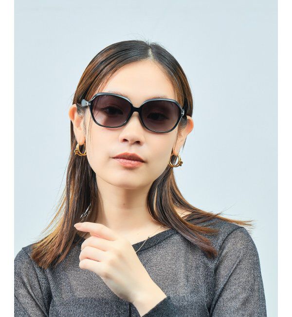  「ウェリントン型 サングラス ラバーテンプル ズレ落ち防止 ｜ カラーレンズ ｜ 紫外線対策 UVカット  」|サングラス|