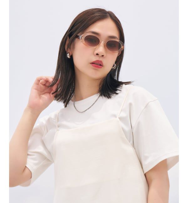  「TREND SUNGLASSES オーバル型 サングラス | 」|サングラス|濃ブラウン1