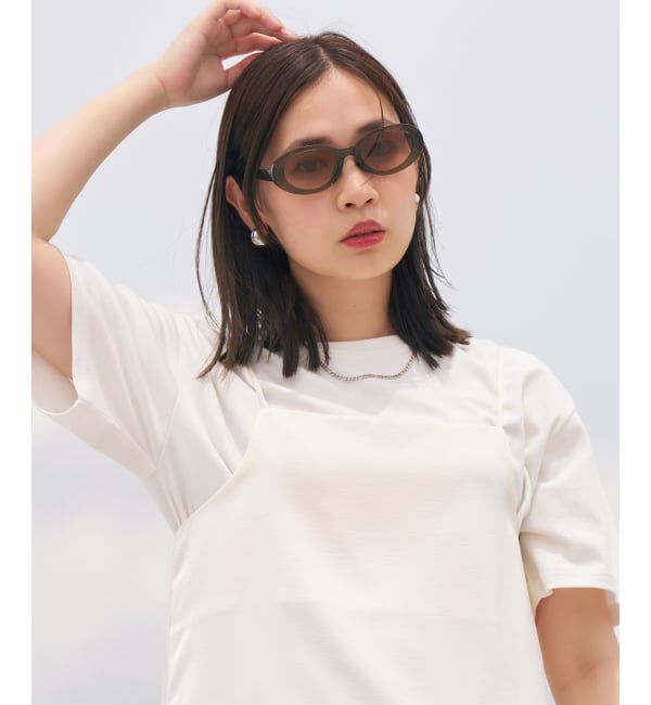  「TREND SUNGLASSES オーバル型 サングラス | 」|サングラス|オリーブ