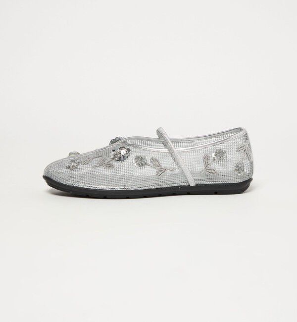 SY UNITED ARROWS「＜SY＞ フラワーメッシュチャイナ フラット20&uarr;」|パンプス|
