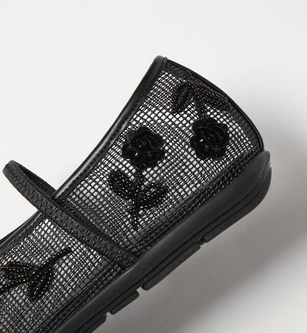 SY UNITED ARROWS「＜SY＞ フラワーメッシュチャイナ フラット20&uarr;」|パンプス|