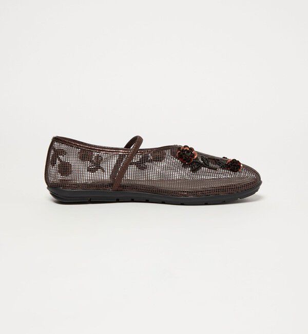 SY UNITED ARROWS「＜SY＞ フラワーメッシュチャイナ フラット20&uarr;」|パンプス|