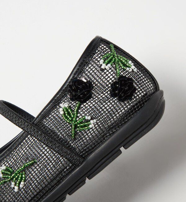 SY UNITED ARROWS「＜SY＞ フラワーメッシュチャイナ フラット20&uarr;」|パンプス|