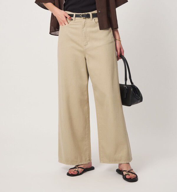 UNITED ARROWS green label relaxing「＜スタイリスト兵藤千尋さんコラボ＞ワイド ライト デニム 接触冷感」|デニム|その他2