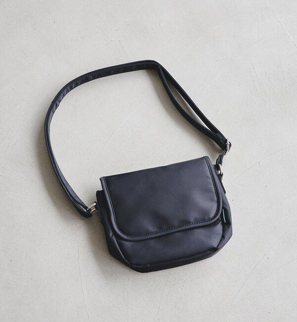 UNITED ARROWS green label relaxing「EVERY フラップ ショルダーバッグ -撥水-」|ショルダー・メッセンジャー|BLACK