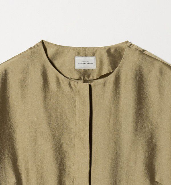 UNITED ARROWS green label relaxing「［size SHORTあり］ブライトシアー ショートスリーブ ジャケット」|ノーカラージャケット|