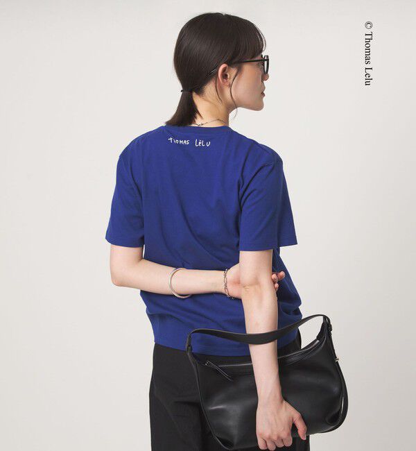 UNITED ARROWS green label relaxing「【別注】＜Thomas Lelu＞サインアート 半袖 Tシャツ カットソー」|Tシャツ・カットソー|