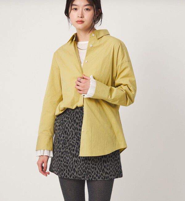 UNITED ARROWS green label relaxing「＜GLR_MINE＞プリーツスリーブ シェイプ シャツ」|シャツ・ブラウス|