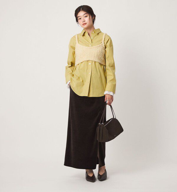 UNITED ARROWS green label relaxing「＜GLR_MINE＞プリーツスリーブ シェイプ シャツ」|シャツ・ブラウス|