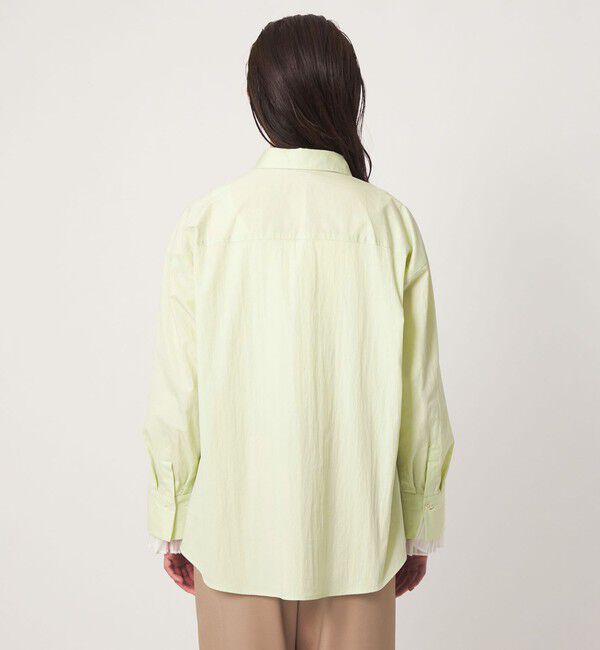 UNITED ARROWS green label relaxing「＜GLR_MINE＞プリーツスリーブ シェイプ シャツ」|シャツ・ブラウス|