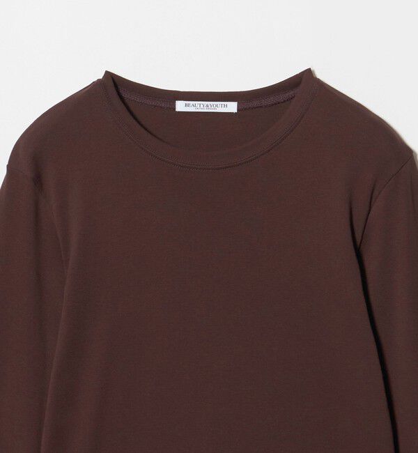 BEAUTY&YOUTH UNITED ARROWS「オーガニックコットンフライス ロングスリーブTシャツ」|Tシャツ・カットソー|