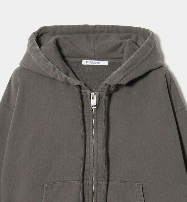 BEAUTY&YOUTH UNITED ARROWS「コットン裏毛 ジップパーカー」|カーディガン|