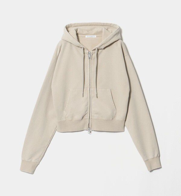 BEAUTY&YOUTH UNITED ARROWS「コットン裏毛 ジップパーカー」|カーディガン|BEIGE