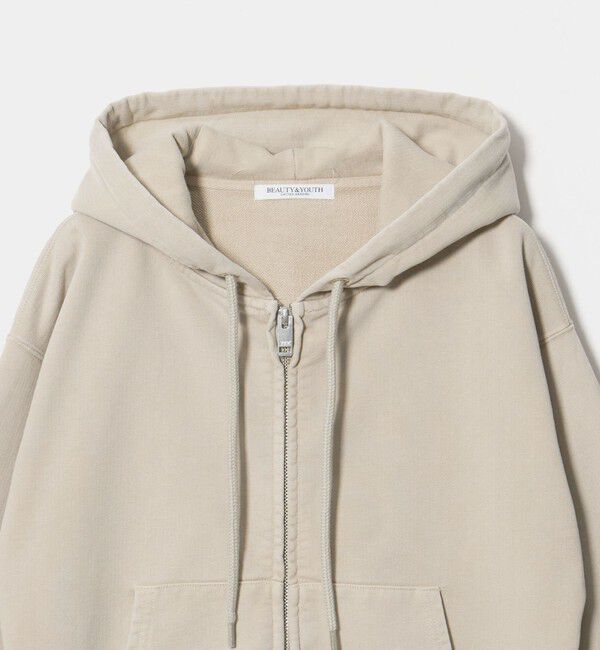 BEAUTY&YOUTH UNITED ARROWS「コットン裏毛 ジップパーカー」|カーディガン|