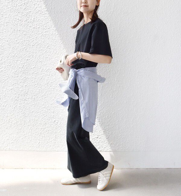 SHIPS for women「〈接触冷感/UVカット〉ガゼット デザイン ワイド スリーブ TEE」|Tシャツ・カットソー|