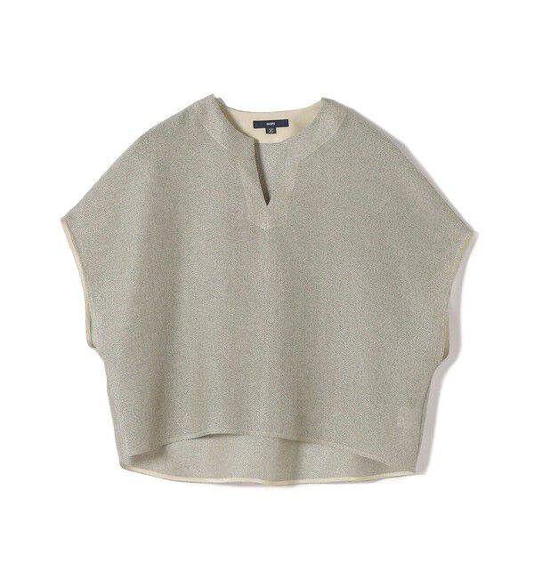 SHIPS for women「〈手洗い可能〉シャンブレー カラミ スキッパー プルオーバー」|シャツ・ブラウス|