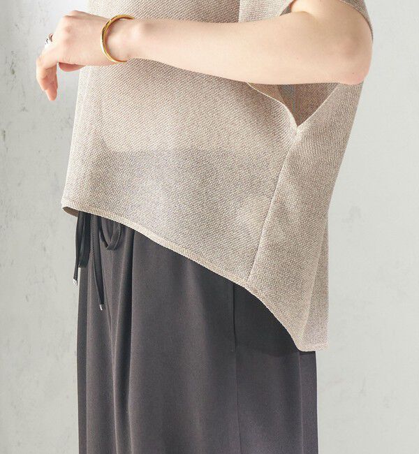 SHIPS for women「〈手洗い可能〉シャンブレー カラミ スキッパー プルオーバー」|シャツ・ブラウス|