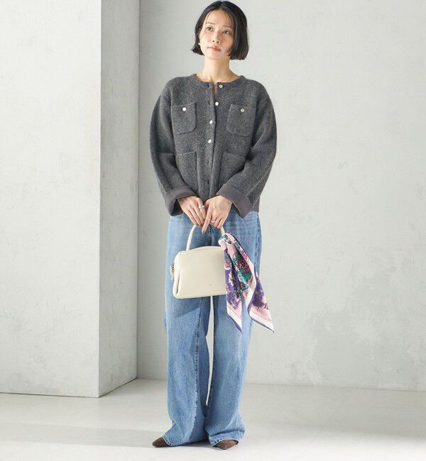 SHIPS for women「《予約》【SHIPS別注/PINK RIBBONチャリティー】BINDU: スカーフ 64&times;64」|バンダナ・スカーフ|